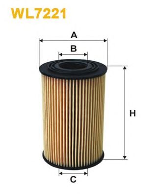 WIX FILTERS wl7221 -  Фильтр масляный двигателя
